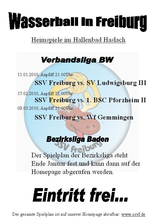 Wasserball-Flyer